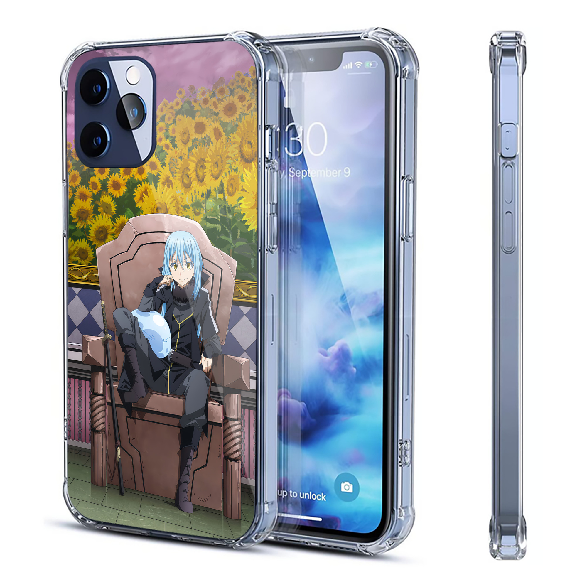 （画像用） 転スラ Regarding Reincarnated to Slime 【iPhone 12シリーズ対応】透明スマホケース（クリアソフトケース）